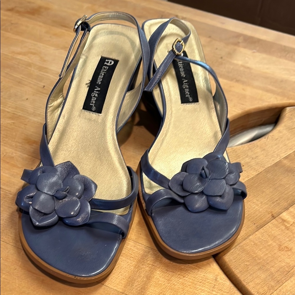Etienne Aigner Blue Women's Sandals